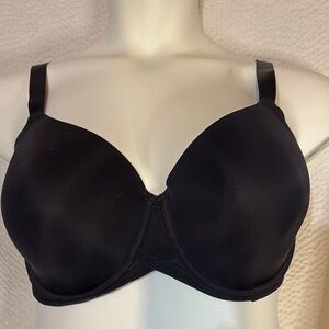 Paramour Black Full Coverage Bra with Molded Cups